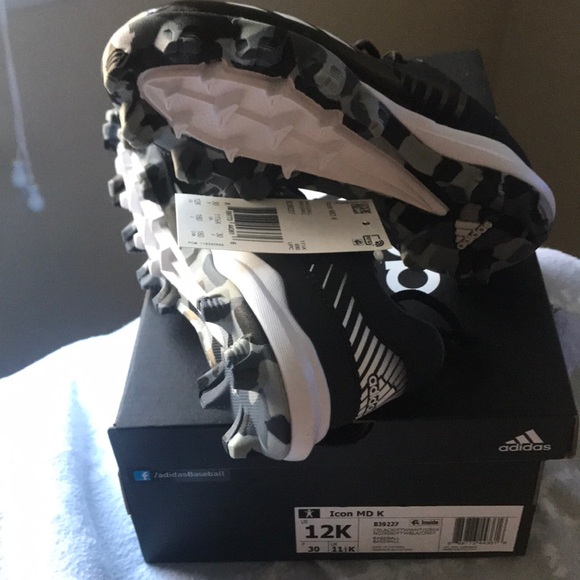 Adidas baseball cleats Icon MD K - Picture 2 of 2